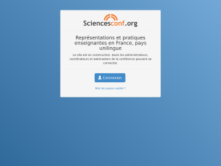 Accéder au site de la conférence
