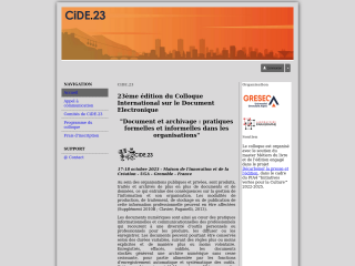 Accéder au site de la conférence