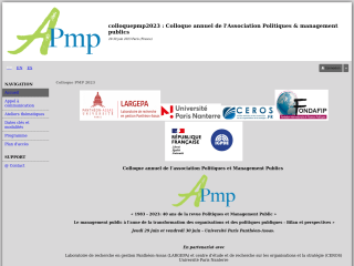 Accéder au site de la conférence