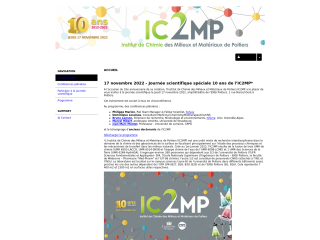 Accéder au site de la conférence