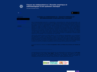 Accéder au site de la conférence