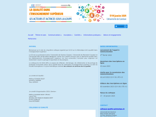 Accéder au site de la conférence