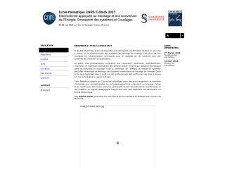 Accéder au site de la conférence