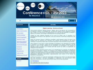 Accéder au site de la conférence