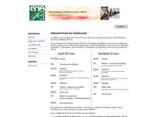 Accéder au site de la conférence