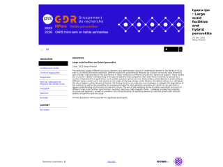 Accéder au site de la conférence