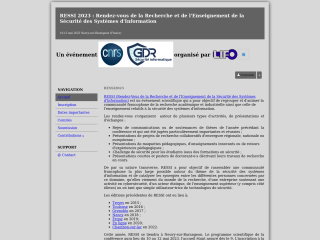 Accéder au site de la conférence