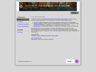 Accéder au site de la conférence
