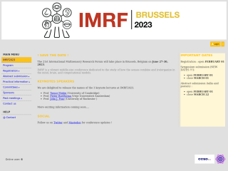 Accéder au site de la conférence