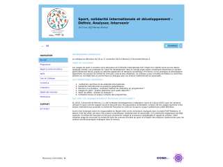 Accéder au site de la conférence