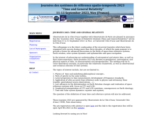 Accéder au site de la conférence