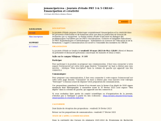 Accéder au site de la conférence
