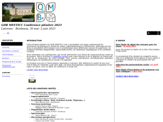 Accéder au site de la conférence