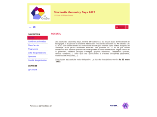 Accéder au site de la conférence