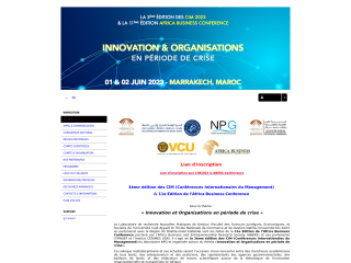 Accéder au site de la conférence