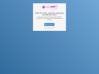 Accéder au site de la conférence