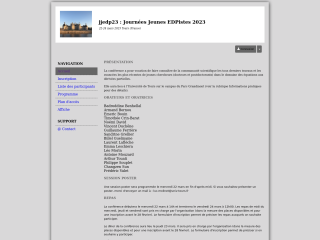 Accéder au site de la conférence