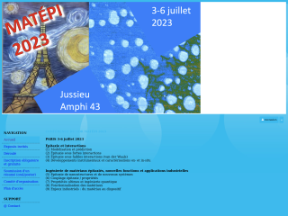 Accéder au site de la conférence