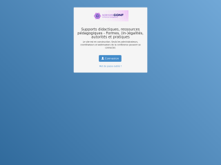 Accéder au site de la conférence