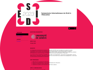 Accéder au site de la conférence