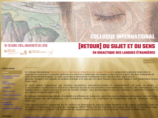 Accéder au site de la conférence