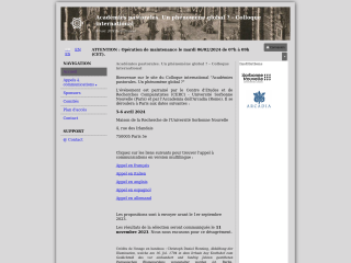Accéder au site de la conférence