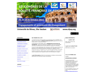 Accéder au site de la conférence