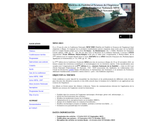 Accéder au site de la conférence