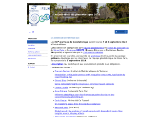 Accéder au site de la conférence