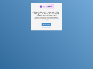 Accéder au site de la conférence