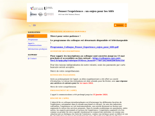 Accéder au site de la conférence