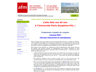 Accéder au site de la conférence