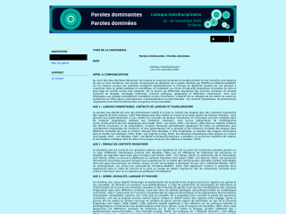 Accéder au site de la conférence