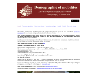 Accéder au site de la conférence