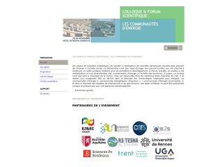 Accéder au site de la conférence