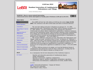 Accéder au site de la conférence