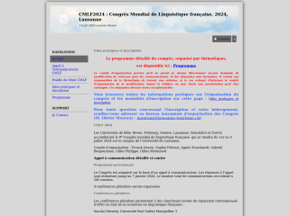 Accéder au site de la conférence