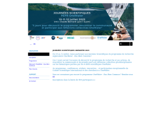 Accéder au site de la conférence