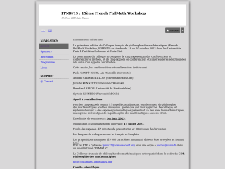 Accéder au site de la conférence