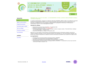 Accéder au site de la conférence