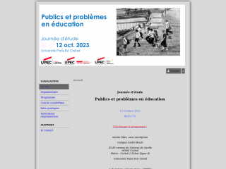 Accéder au site de la conférence