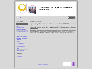 Accéder au site de la conférence