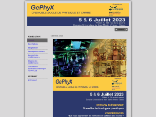 Accéder au site de la conférence