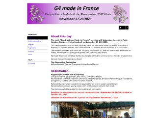 Accéder au site de la conférence