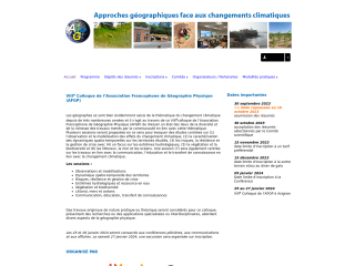 Accéder au site de la conférence