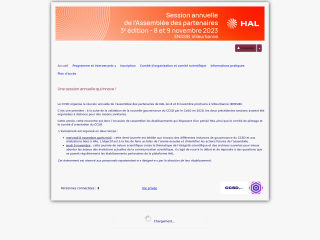 Accéder au site de la conférence