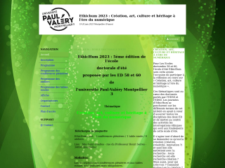Accéder au site de la conférence