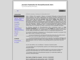 Accéder au site de la conférence