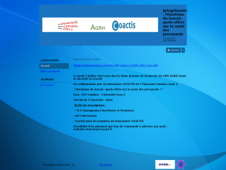 Accéder au site de la conférence
