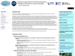 Accéder au site de la conférence